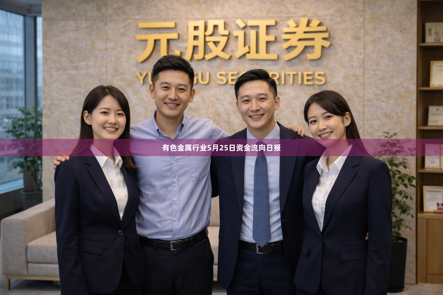 有色金属行业5月25日资金流向日报