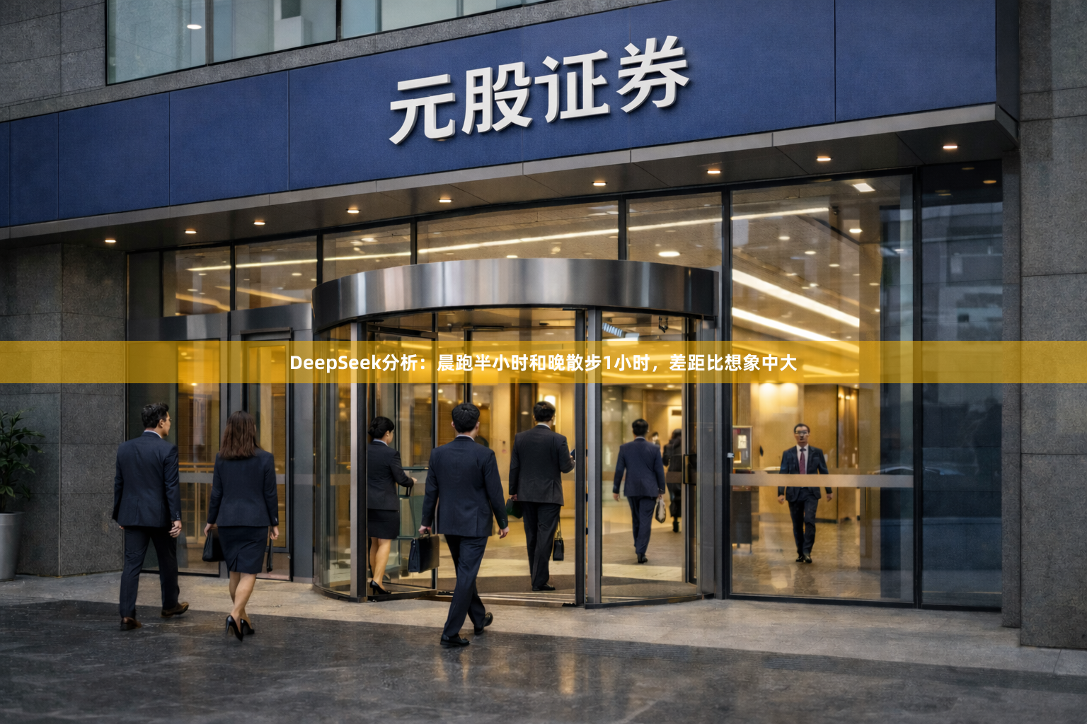 DeepSeek分析：晨跑半小时和晚散步1小时，差距比想象中大